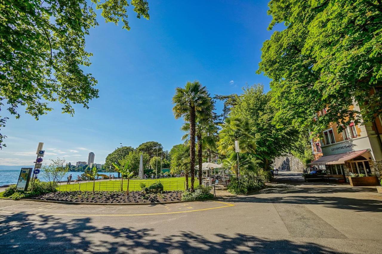 Soft Glam 1-Bedroom Appt - Lake & Mountain View Montreux Zewnętrze zdjęcie