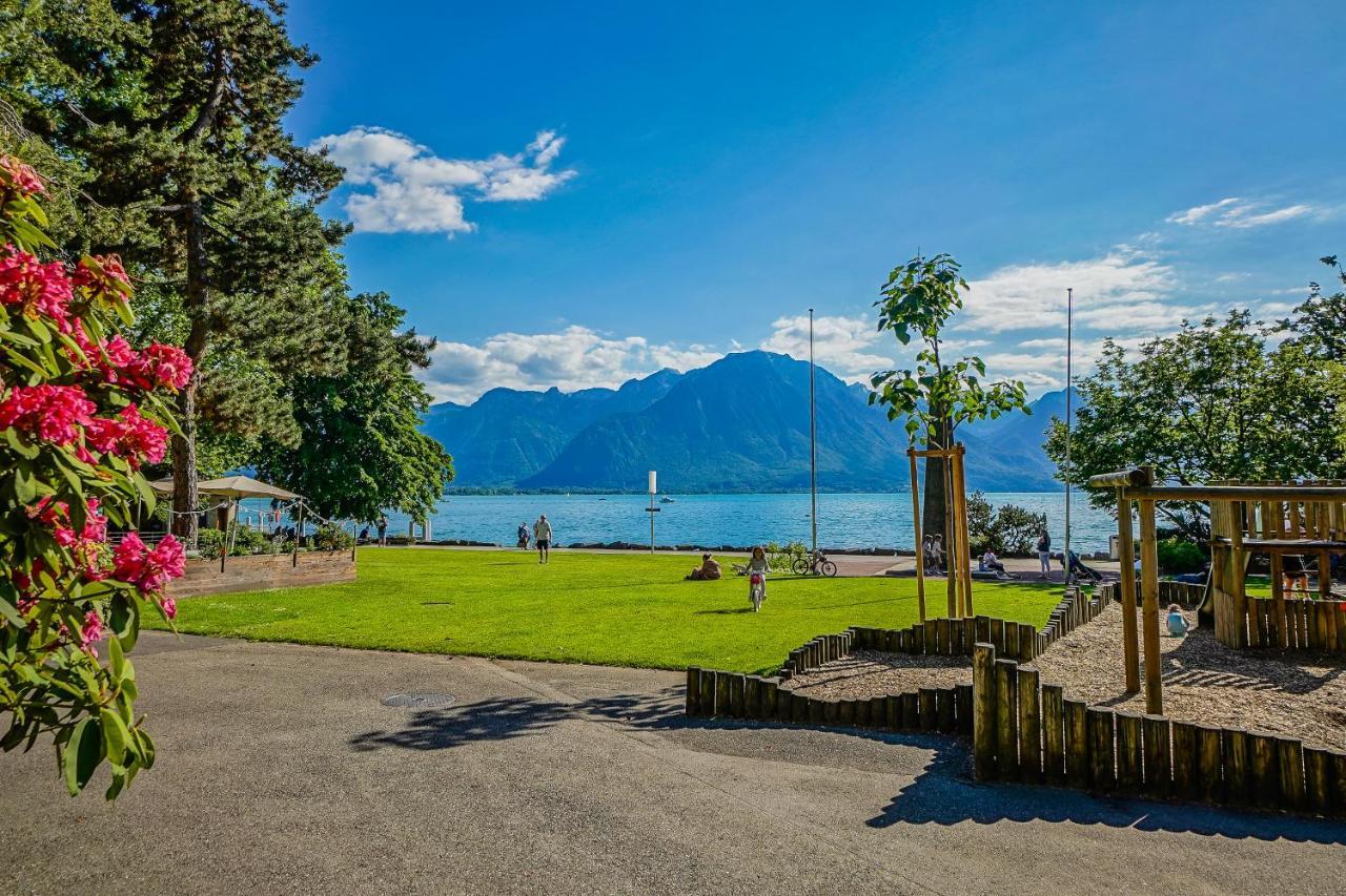 Soft Glam 1-Bedroom Appt - Lake & Mountain View Montreux Zewnętrze zdjęcie